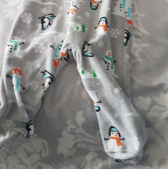 Carter's 3m 3/$20 fleece footie - Picture 2 of 3